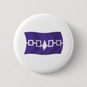 Iroquois Confederacy Flag Button