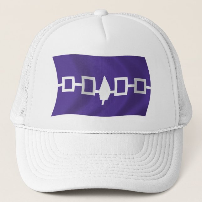 Iroquois Confederacy Flag Hat (Front)