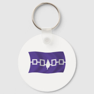 Iroquois Confederacy Flag Keychain