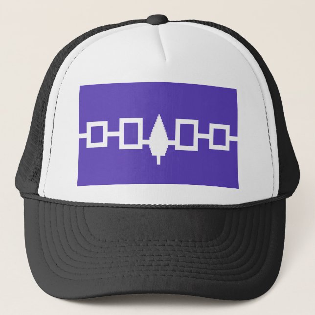 Iroquois Confederacy flag Trucker Hat (Front)
