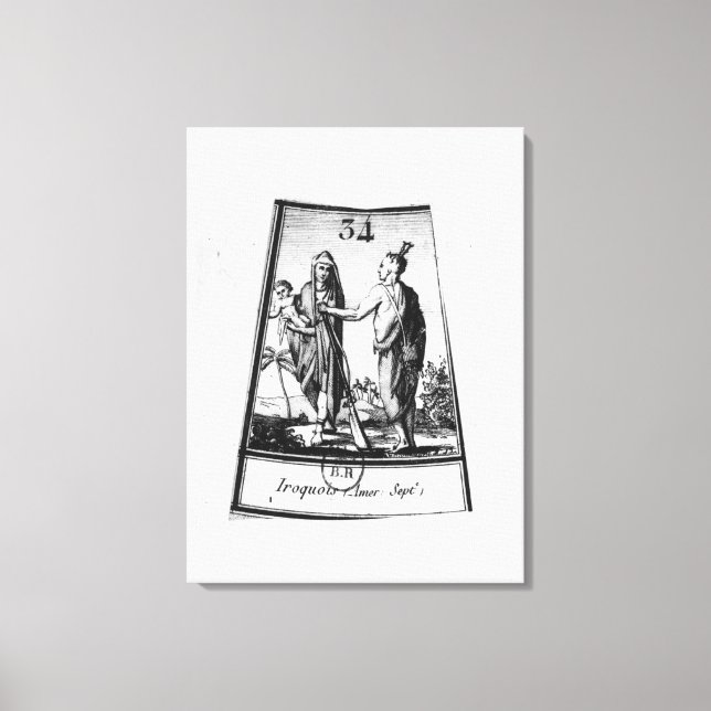 Iroquois Indians Canvas Print (Front)