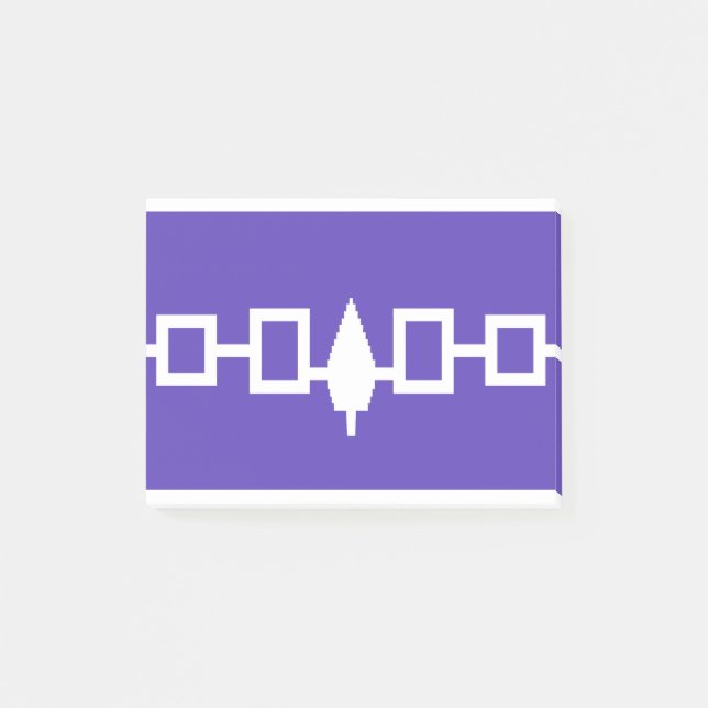 Iroquois Native American Flag Post-it Notes (Front)