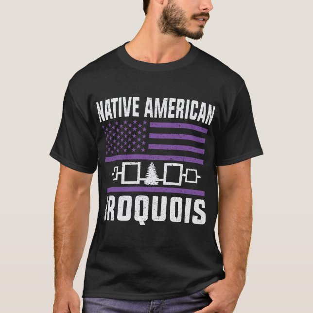 iroquois tribe - mohawk tribe symbols T-Shirt (Front)