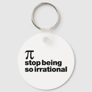Irrational Pi Key Ring