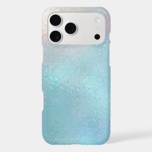 Irredecent light blue background