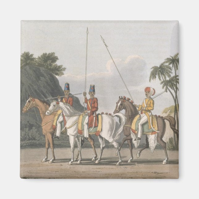 Irregular Cavalry, Bengal Army 1817, plate 5 from Magnet (Front)