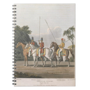Irregular Cavalry, Bengal Army 1817, plate 5 from Spiral Notebook