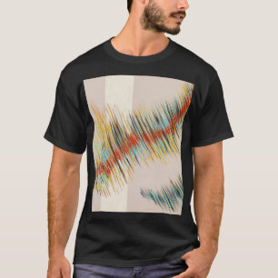 Irregular Curves Abstract Painting Art T-Shirt