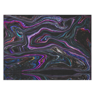 Irregular curves with colour suffocated by the dar tablecloth
