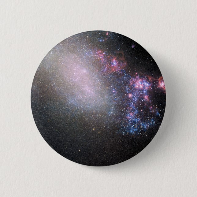 Irregular Galaxy Ngc 4485 6 Cm Round Badge (Front)