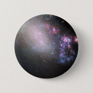 Irregular Galaxy Ngc 4485 6 Cm Round Badge