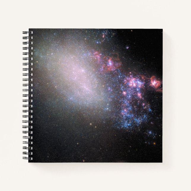 Irregular Galaxy Ngc 4485 Notebook (Front)
