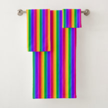 Irregular rainbow stripes
