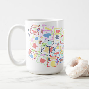 Irregular stack of boxes (Abstract) Coffee Mug