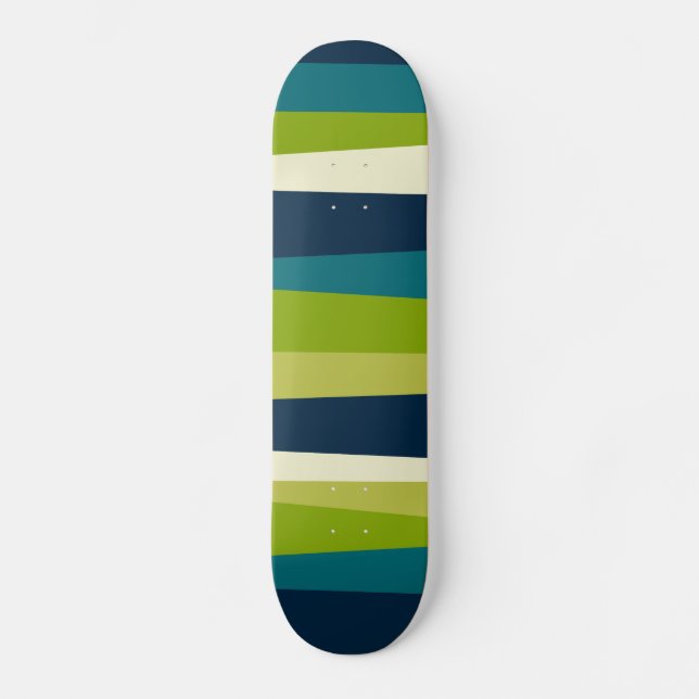 Irregular Stripes 01 Skateboard (Front)