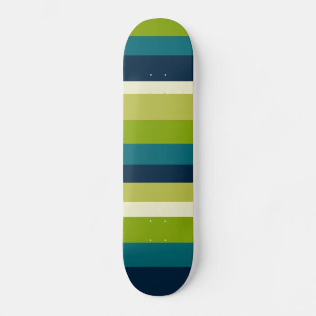 Irregular Stripes 02 Skateboard (Front)