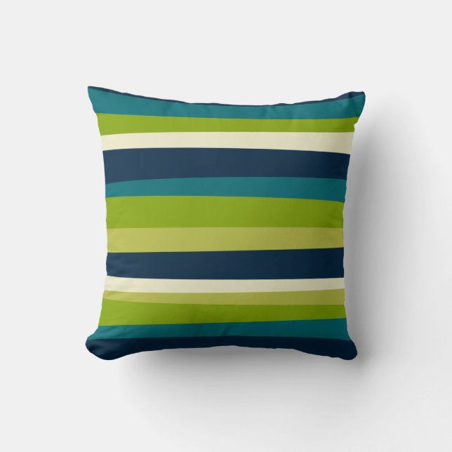 Irregular Stripes 03 (Horizontal) Cushion (Front)