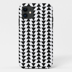 Irregular Triangles - Black on White Case-Mate iPhone Case