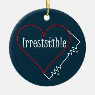 Irresistible Heart Ceramic Tree Decoration