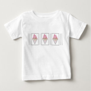 Irresistible Ice Cream Baby T-Shirt by Adiela Akoo
