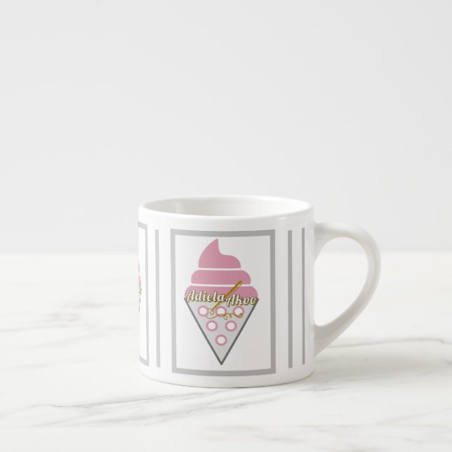 Irresistible Ice Cream Espresso Mug by Adiela Akoo (Right)