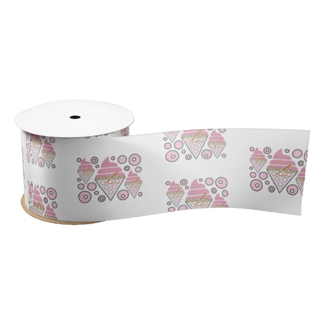 Irresistible Ice Cream Liquorice Ribbon Satin Ribbon (Spool)