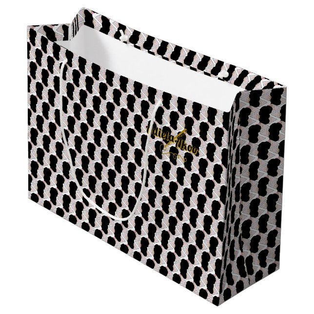 Irresistible Ice Cream Sprinkles Large Gift Bag (Front Angled)
