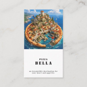 Irresistible Island - Italian Pizza Bella Shop Business Card