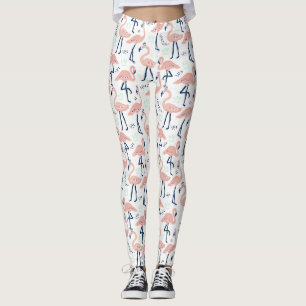 Irresistible pink flamingos leggings
