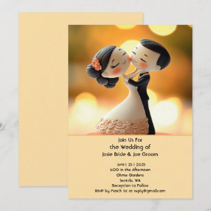 Irrestistible Love wedding invitation