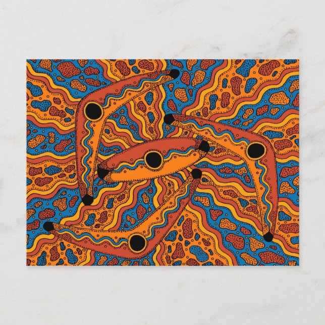 IrrgilMarrga - Boomerang/Shield Summer Season Postcard (Front)