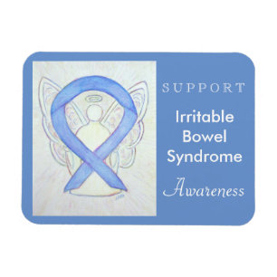 Irritable Bowel Syndrome Awareness Angel Magnet