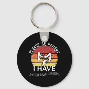 Irritable Bowel Syndrome Awareness Fun Ibs Key Ring