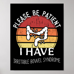 Irritable Bowel Syndrome Awareness Fun Ibs Poster