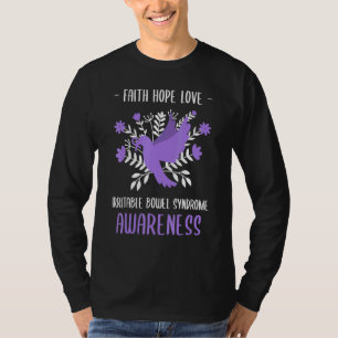Irritable Bowel Syndrome Awareness Related Periwin T-Shirt