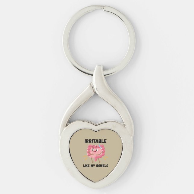 Irritable Like My Bowels Key Ring (Front)