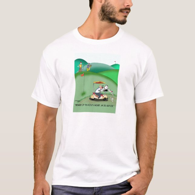 IRS Auditor in a Golf Sand Trap T-Shirt (Front)