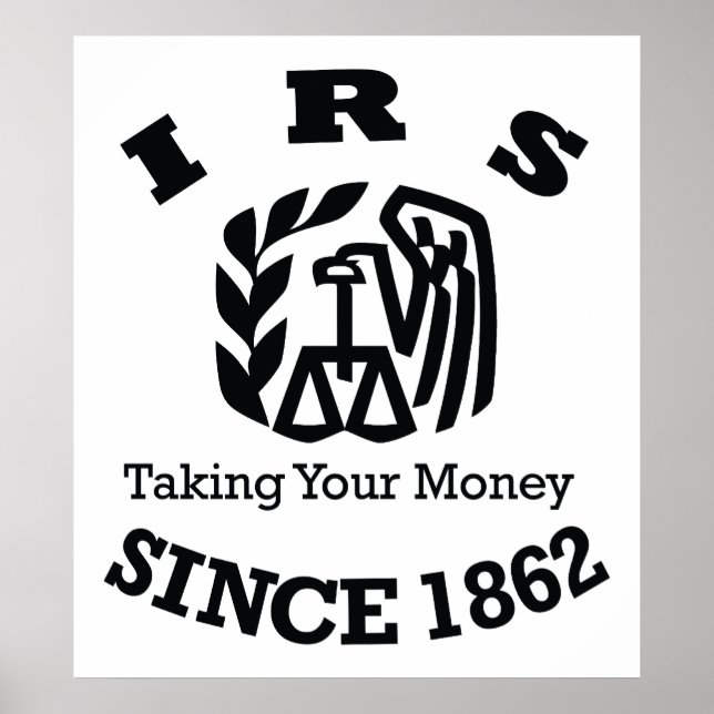 IRS - Internal Revenue Service Poster (Front)