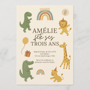 irthday Party Invitation for Kids