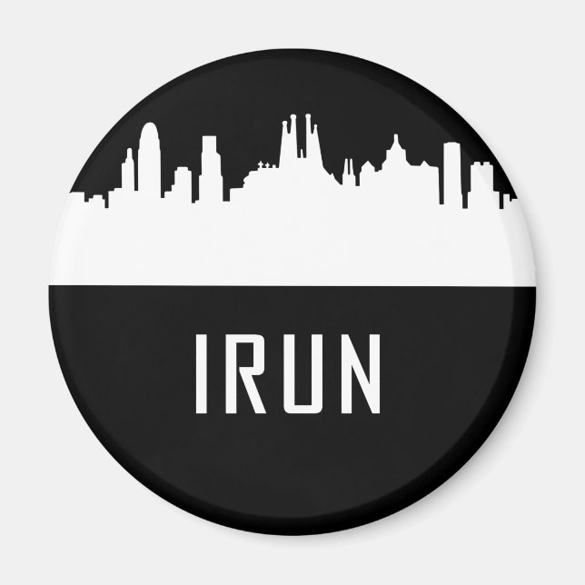 Irun | cities of Spain Magnet (Front)