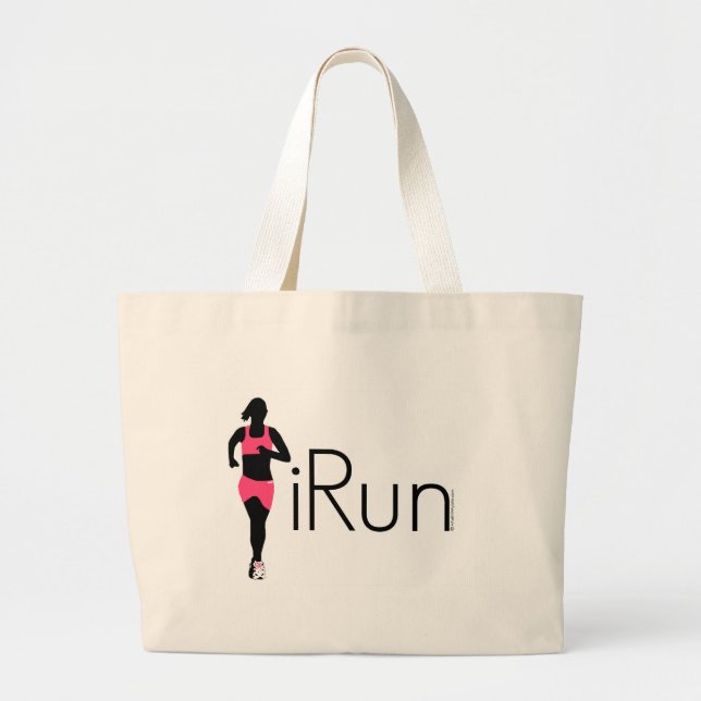 iRun Large Tote Bag (Front)