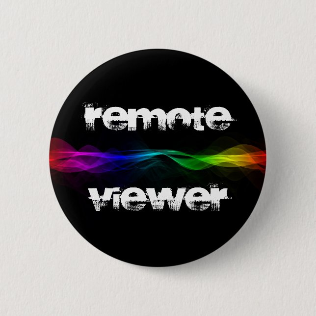 IRVA Remote Viewing 6 Cm Round Badge (Front)