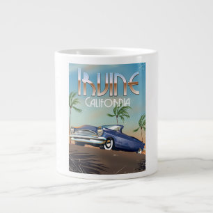 Irvine California Travel poster Large Coffee Mug