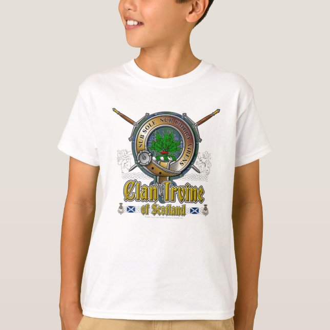 Irvine Clan Badge T-Shirt (Front)