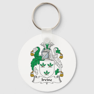 Irvine Family Crest Key Ring