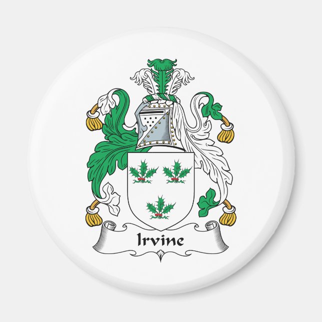 Irvine Family Crest Magnet (Front)