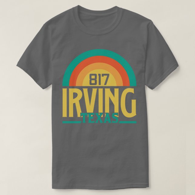 Irving Texas Area Code 3 T-Shirt (Design Front)