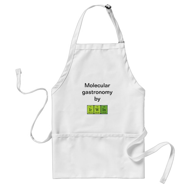 Irwin periodic table name apron (Front)