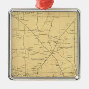 Irwin Township Metal Tree Decoration