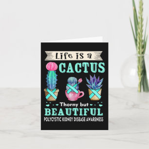 Is A Cactus Polycystic Kidney Disease Awareness Card